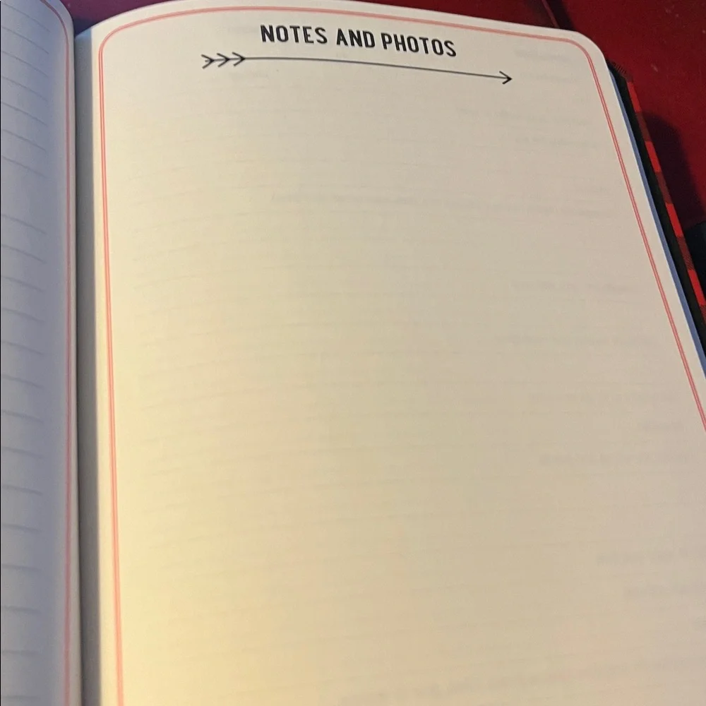Camper Log book. Record your adventures